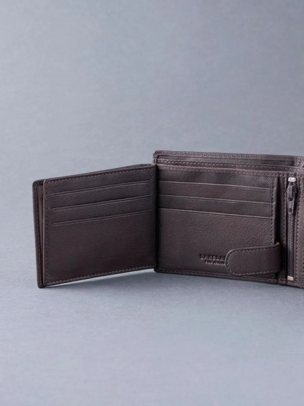 Clearance Lakeland Leather Burneside Wallet Brown