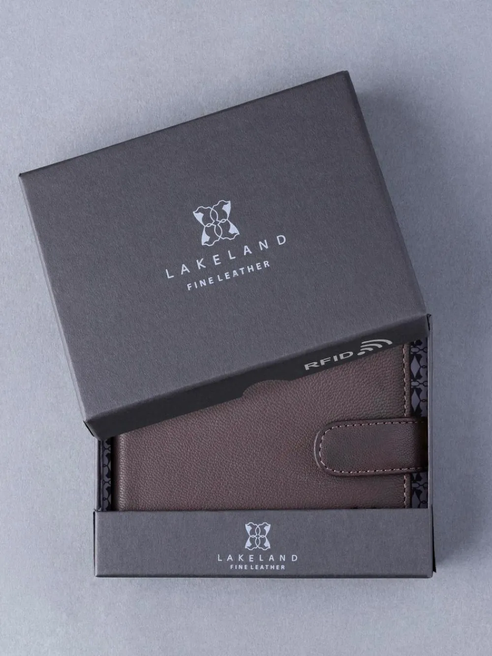 Clearance Lakeland Leather Burneside Wallet Brown