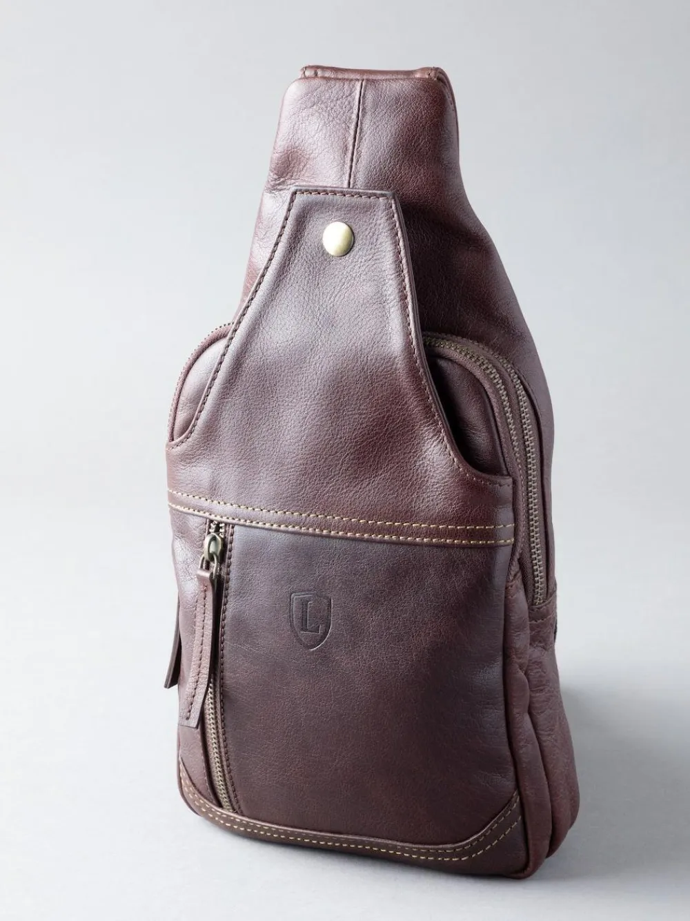 Outlet Lakeland Leather Keswick Sling Bag Brown
