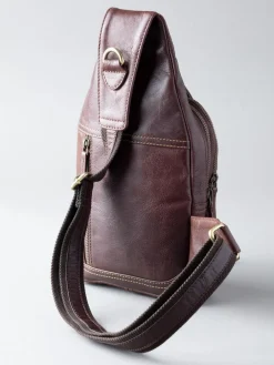 Outlet Lakeland Leather Keswick Sling Bag Brown
