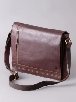 Lakeland Leather Large Keswick Leather Messenger Bag^ Bags