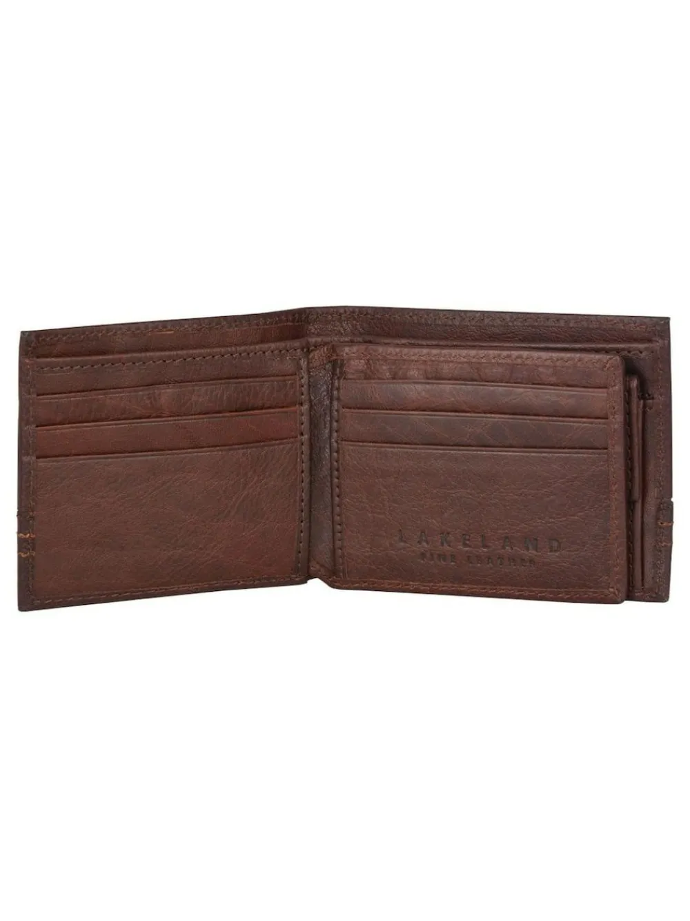Lakeland Leather Brown Mens Keswick Wallet^ Wallets