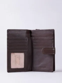 Online Lakeland Leather Brown Medium Tab Purse