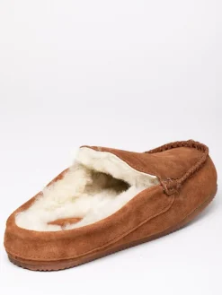 Lakeland Leather Sheepskin Moccasin Slider Slippers^ Slippers|Slippers