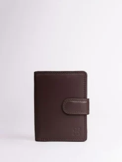 Hot Lakeland Leather Brown Small Tab Purse