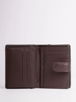 Hot Lakeland Leather Brown Small Tab Purse