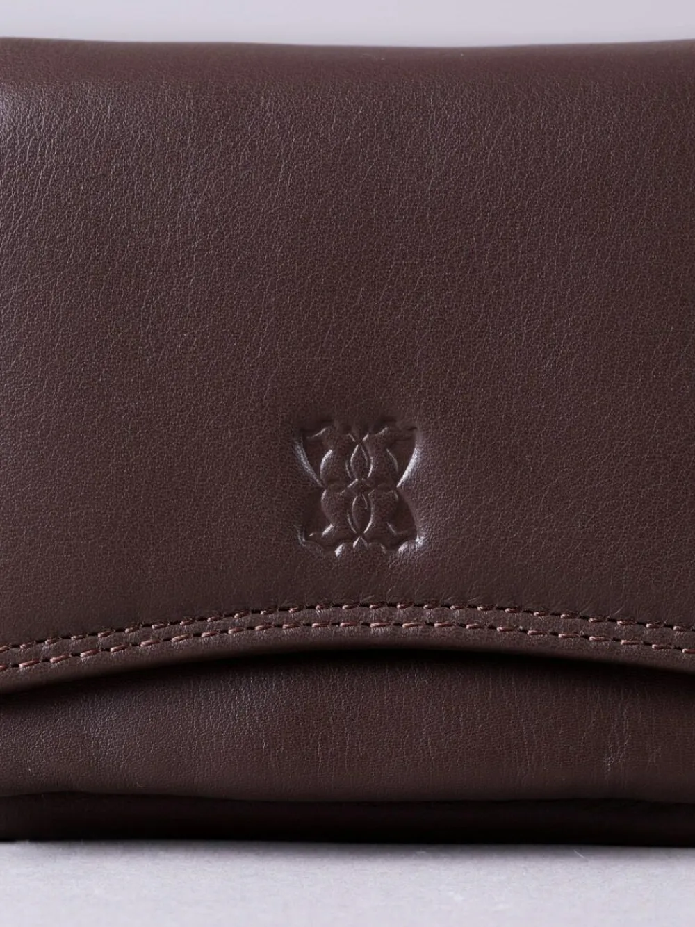 Lakeland Leather Brown Small Leather Flapover Purse^Women Purses