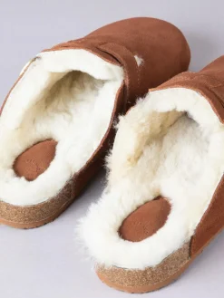 Lakeland Leather Brown Unisex Sheepskin Clog Slippers^ Slippers|Slippers