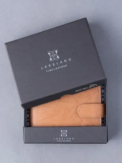 New Lakeland Leather Burneside Wallet Cognac Brown