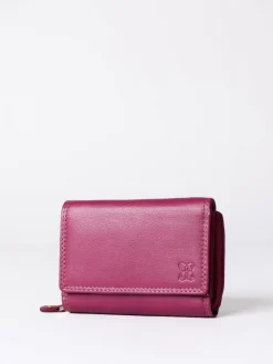 Lakeland Leather Cranberry Small Purse^Women Purses