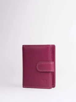 Lakeland Leather Cranberry Small Tab Purse^Women Purses