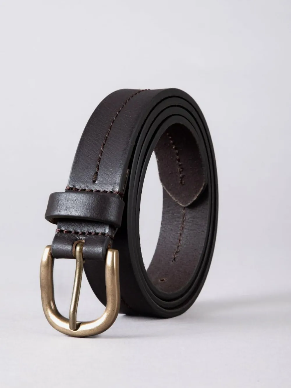 Online Lakeland Leather Dark Brown Kendal Belt