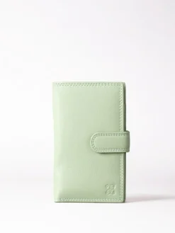 Best Lakeland Leather Green Medium Tab Purse