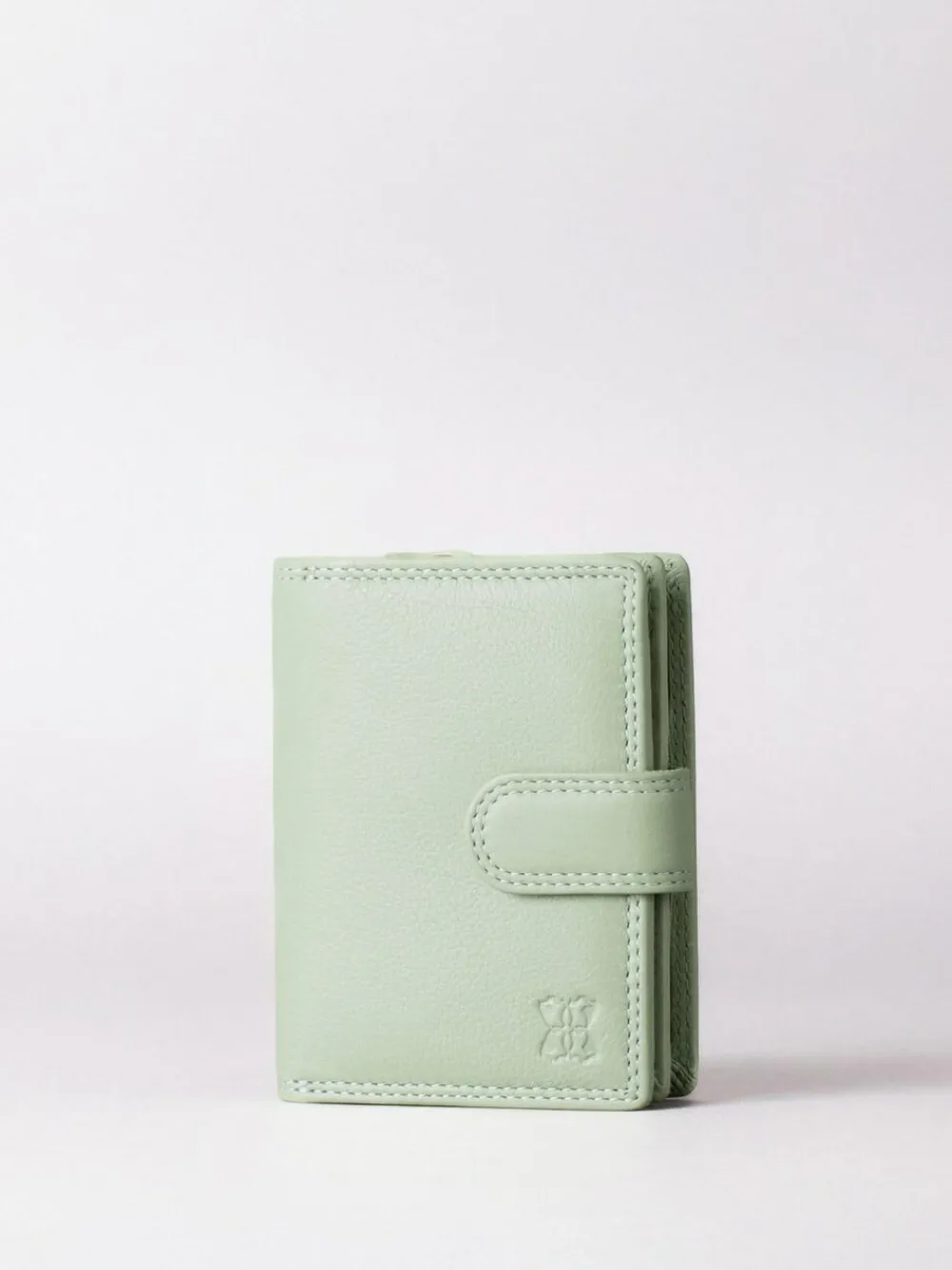 Hot Lakeland Leather Green Small Tab Purse