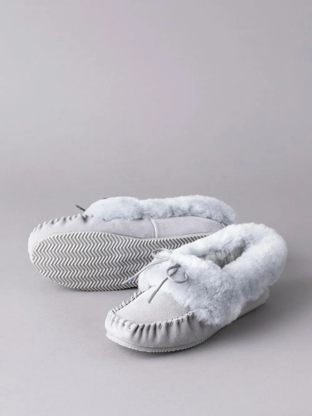 Lakeland Leather Ladies Sheepskin Moccasin Slippers^Women Slippers