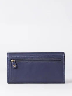 Lakeland Leather Light Purple Large Flapover Purse^Women Purses