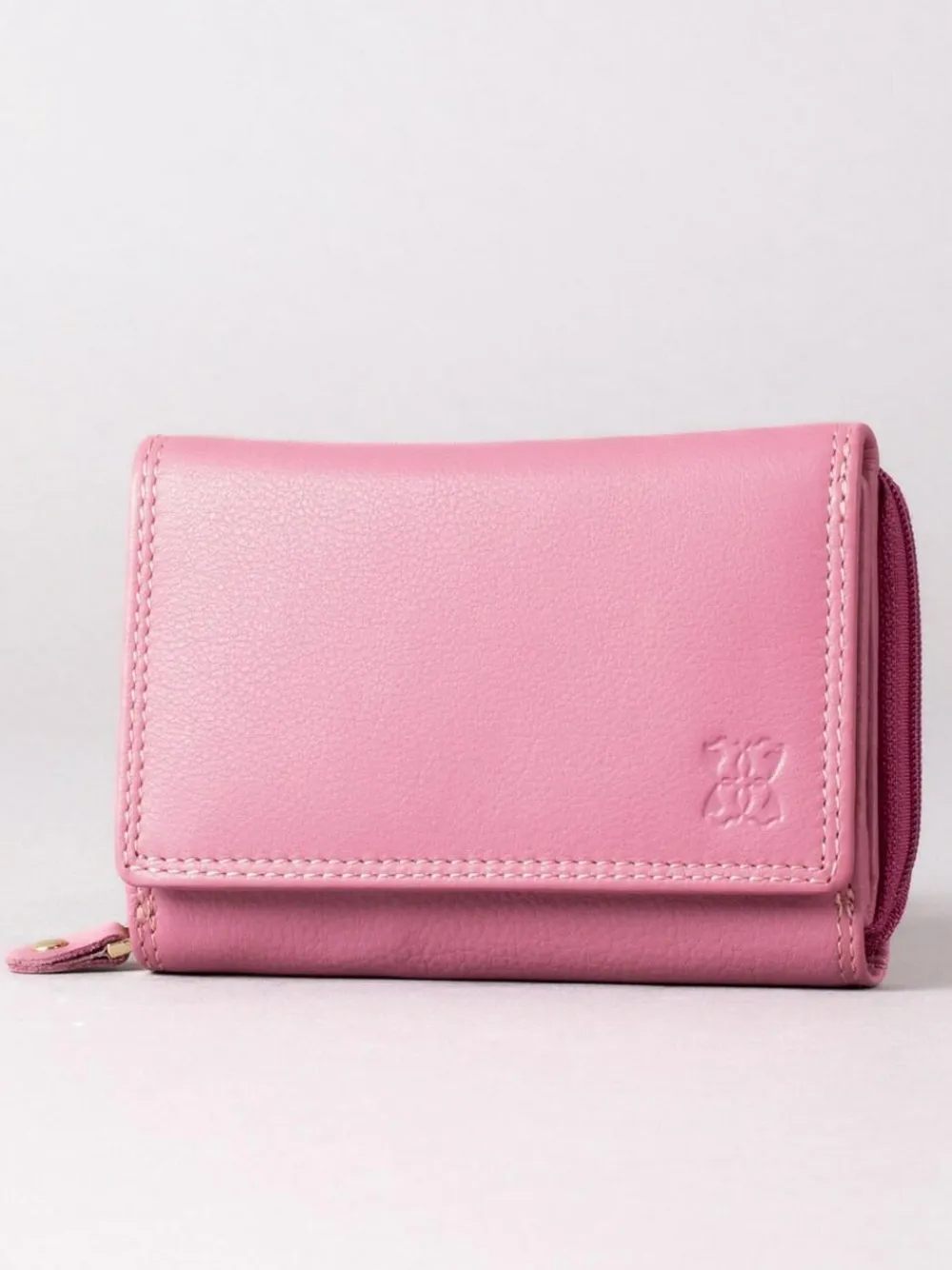 Clearance Lakeland Leather Mauve Small Purse