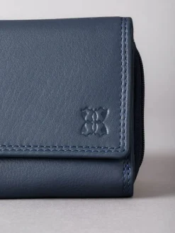 Lakeland Leather Navy Blue Small Purse^Women Purses