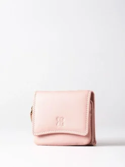 Discount Lakeland Leather Pink Small Leather Flapover Purse