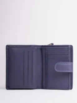 Lakeland Leather Purple Small Tab Purse^Women Purses