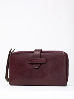 Lakeland Leather Newby Tab Purse Red