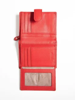 Lakeland Leather Red Small Tab Purse^Women Purses
