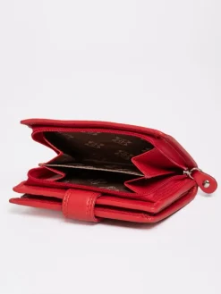 Lakeland Leather Red Small Tab Purse^Women Purses