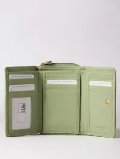 Discount Lakeland Leather Sage Green Small Purse