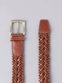 Lakeland Leather Howbeck Leather Braided Belt^ Belts & Braces