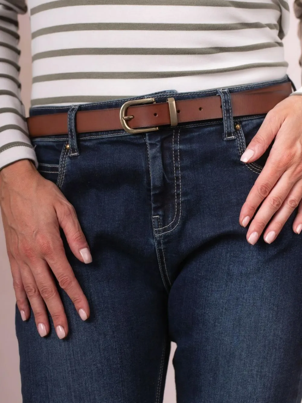 Sale Lakeland Leather Kelsick Belt Tan