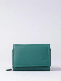Lakeland Leather Teal Green Small Purse^Women Purses