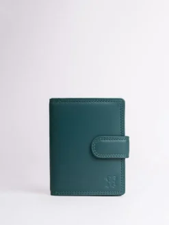 Lakeland Leather Teal Green Small Tab Purse^Women Purses