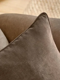 Next Latte 45 x 45cm Soft Velour Cushion^ Cushions & Throws