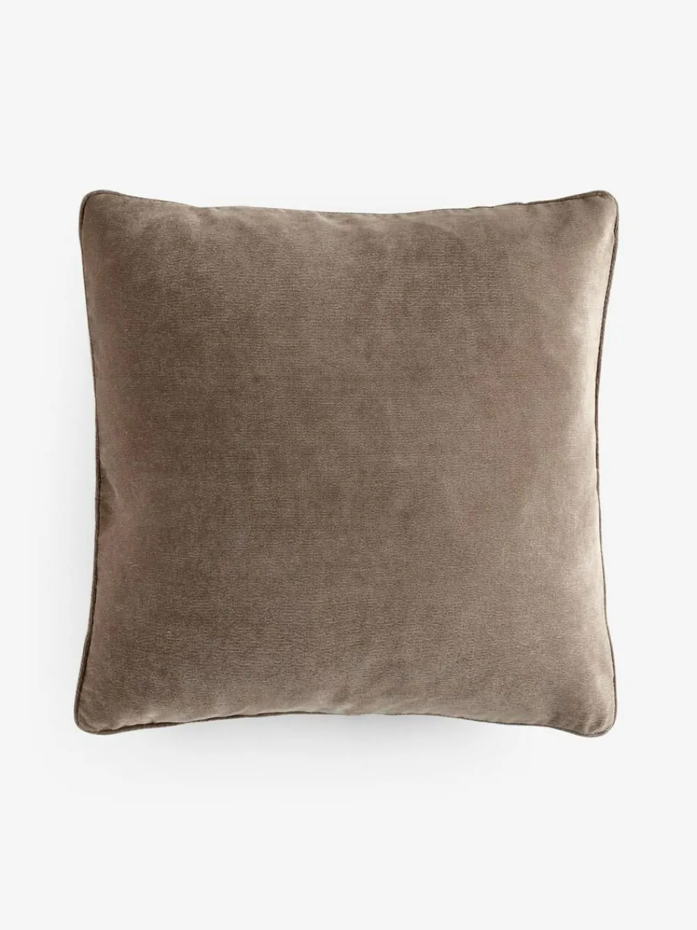 Next Latte 45 x 45cm Soft Velour Cushion^ Cushions & Throws
