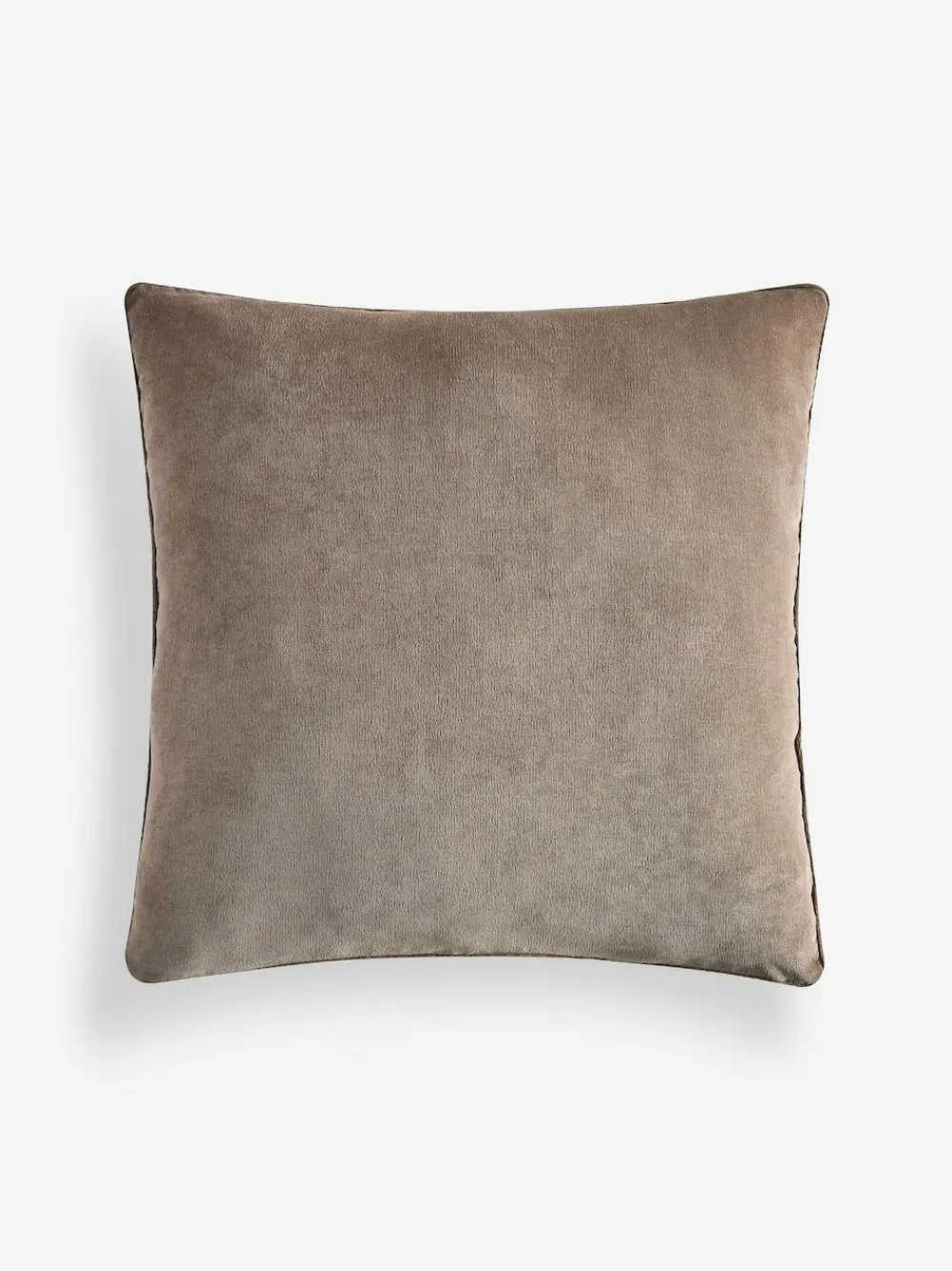 Next Latte 59 x 59cm Soft Velour Cushion^ Cushions & Throws