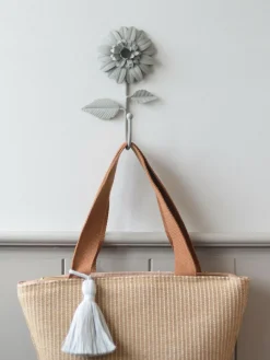 Sale Laura Ashley Dove Grey Dahlia Hooks Set of 2