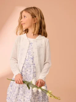 Laura Ashley Ecru White Knit Cardigan^ Knitwear|Knitwear