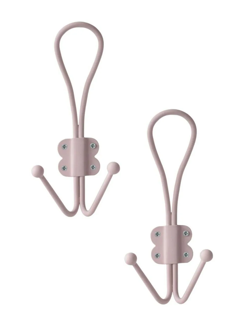 Laura Ashley Set of 2 Metal Double Hooks^ Storage & Organisation