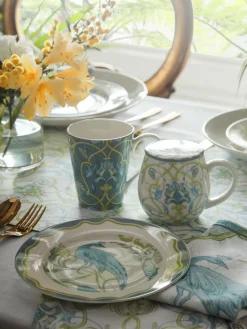 Laurence Llewelyn-Bowen Multi Palm Court Porcelain Side Plate Set^ Dinner Sets & Pasta Bowls|Branded Kitchenware