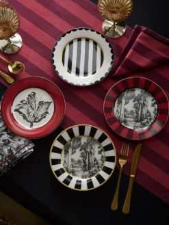 Laurence Llewelyn-Bowen Multi Festivo Porcelain Side Plate Set^ Dinner Sets & Pasta Bowls|Branded Kitchenware