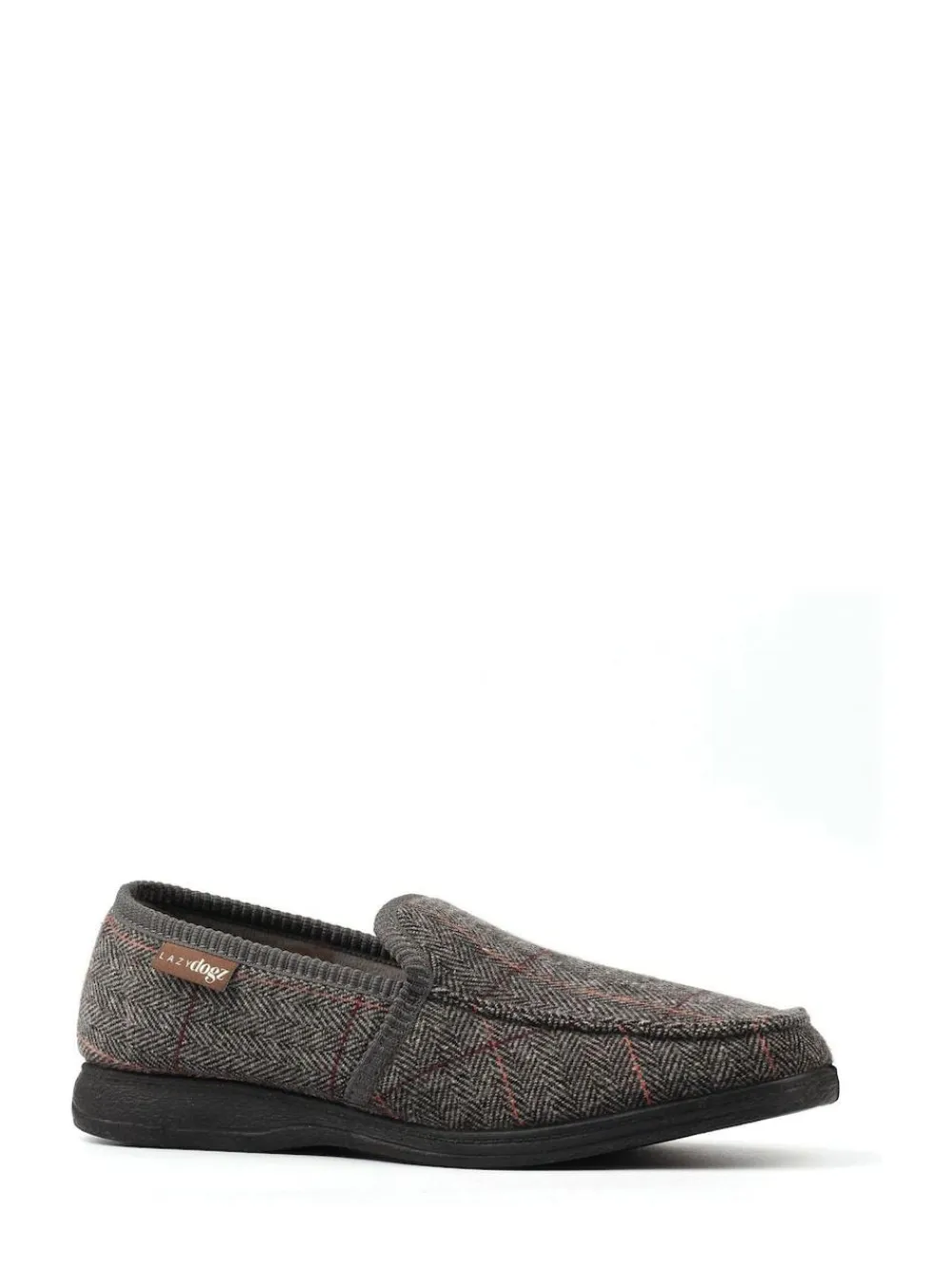 Online Lazy Dogz Blue Eisenhower II Full Slippers Grey