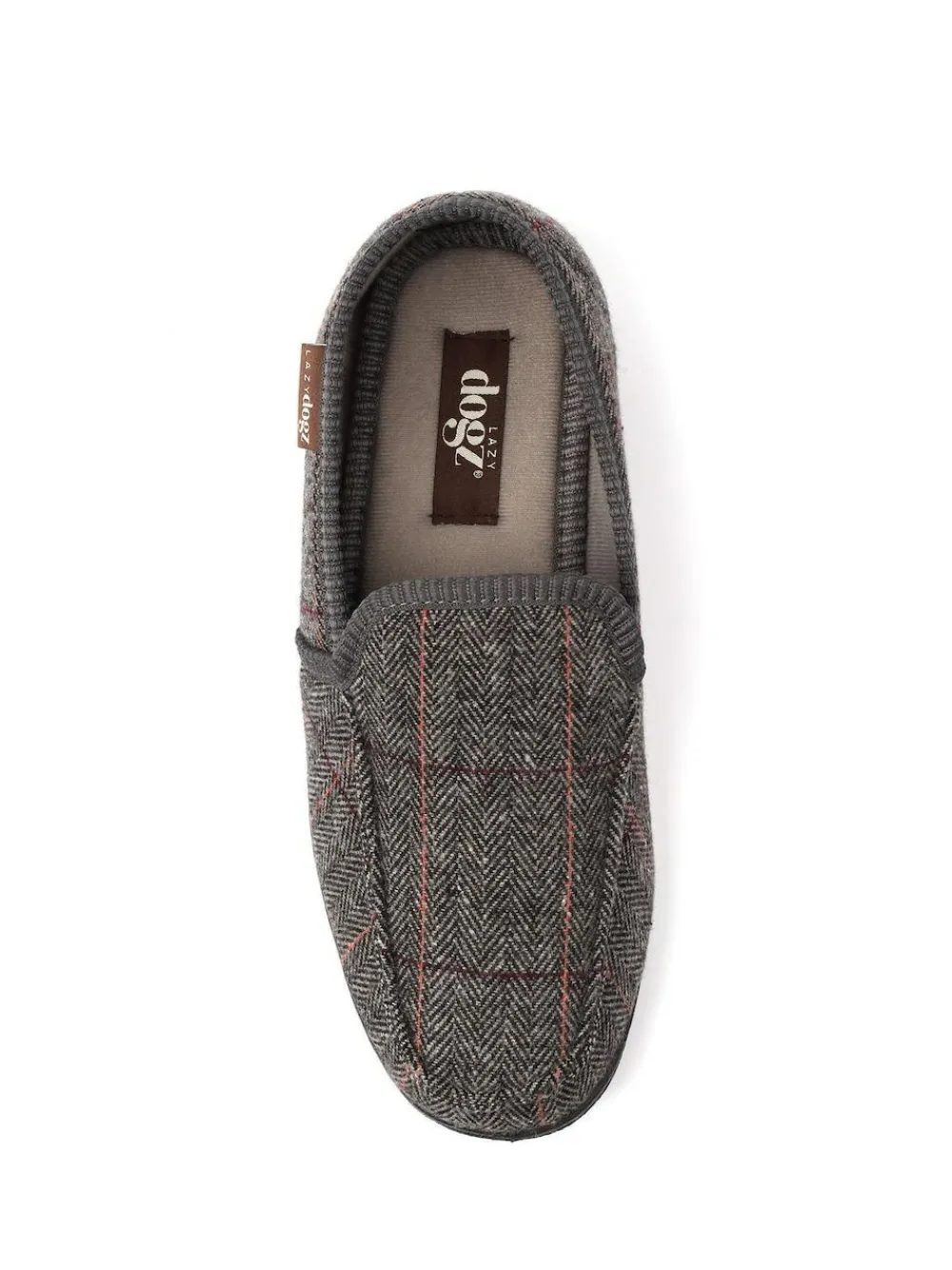 Online Lazy Dogz Blue Eisenhower II Full Slippers Grey