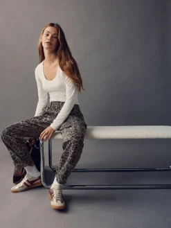 New Next Ankle Straight Leg Carpenter Jeans Leopard