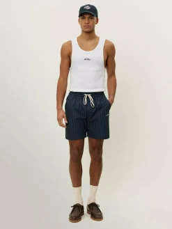 Les Deux Stan Stripe Seersucker Swim Shorts^ Swimwear