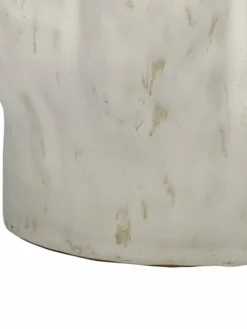 Online Libra Interiors Cream Medium Coralie Glazed Vase