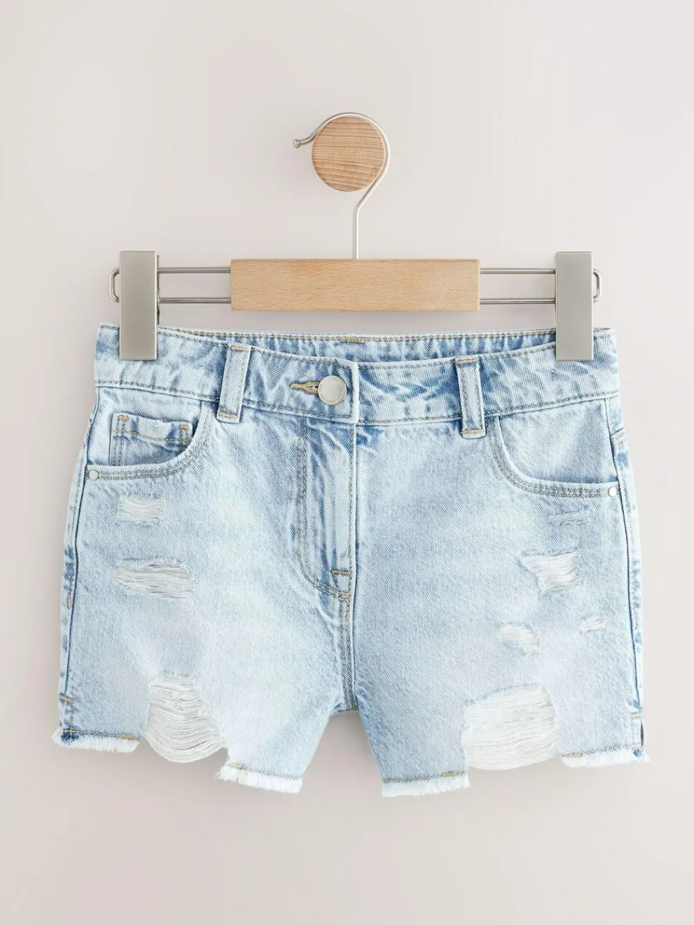 Next 100% Cotton Frayed Edge Distressed Shorts (3-16yrs)^ Shorts & Skirts