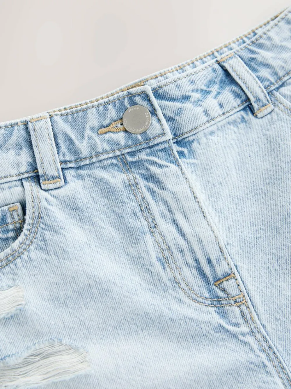 Next 100% Cotton Frayed Edge Distressed Shorts (3-16yrs)^ Shorts & Skirts