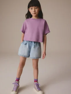 Hot Next Denim Shorts (3-16yrs) Light Blue