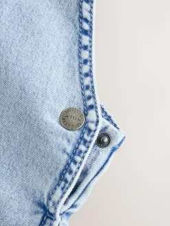 Hot Next Light Blue Denim Slouch Dungarees (3mths-7yrs)