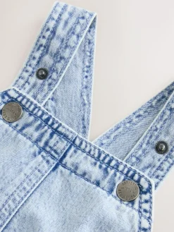 Hot Next Light Blue Denim Slouch Dungarees (3mths-7yrs)
